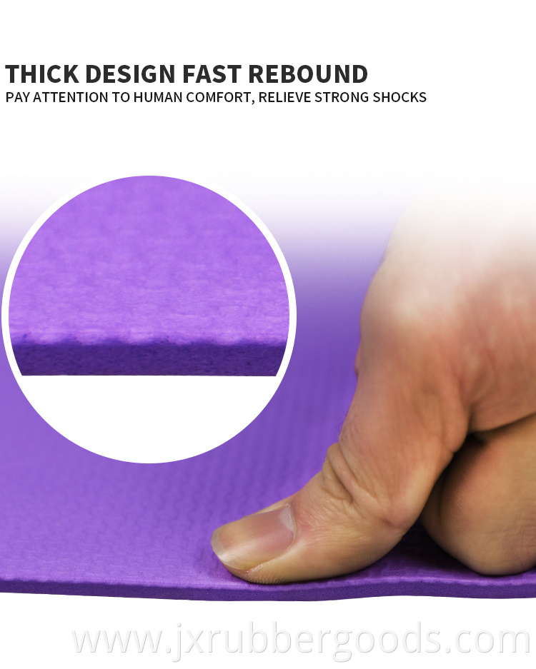 Hot selling thick 4mm black eco friendly EVA mats para tapete de yoga mat